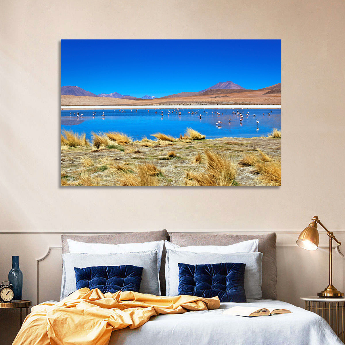 Laguna Flamingo Lake Wall Art
