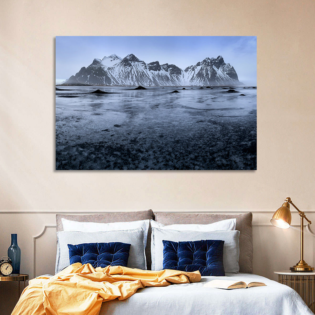 Vestrahorn at Stokksnes Wall Art in a room, landscape