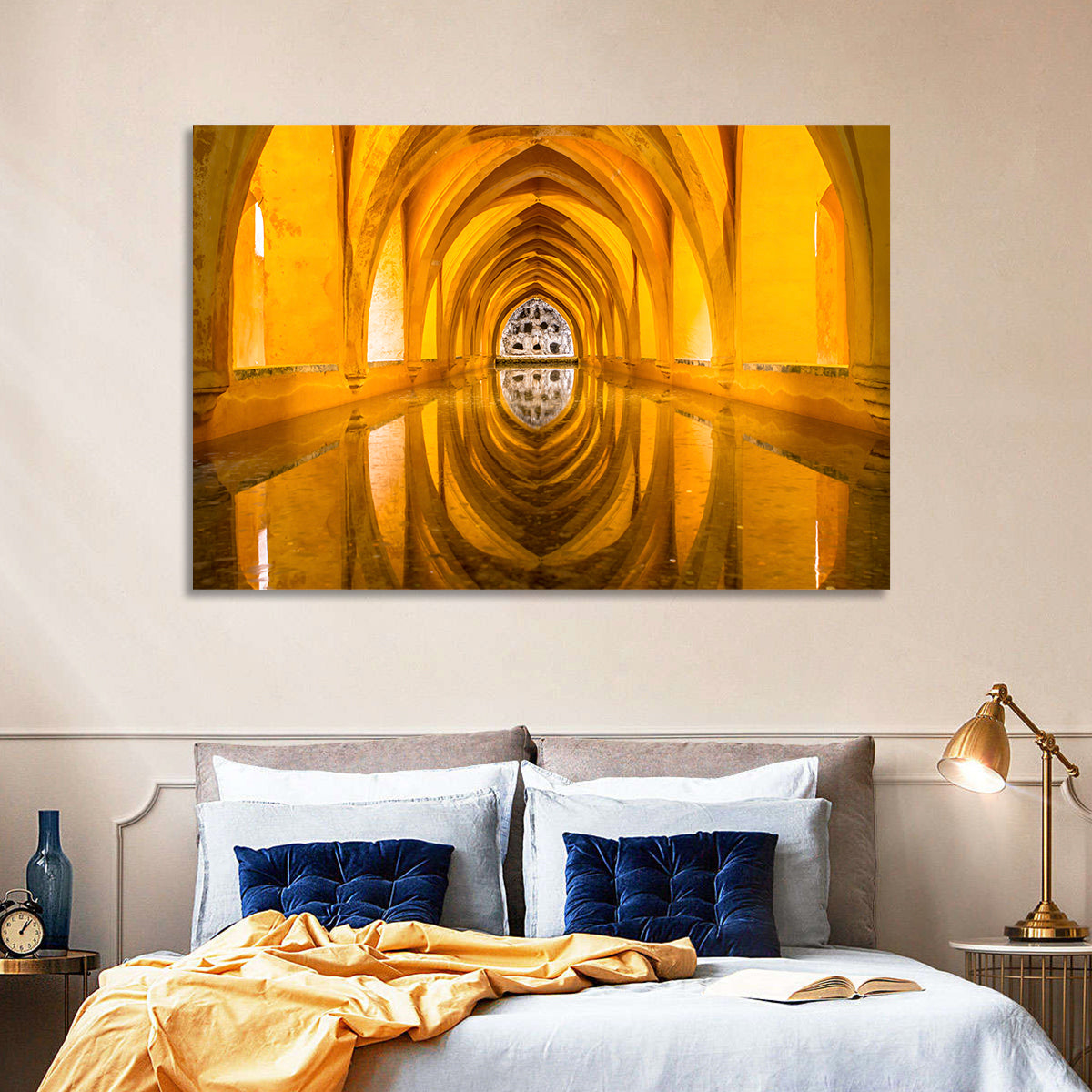 Royal Alcázar Bath Reflections Wall Art