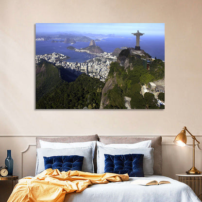 Christ The Redeemer Statue Wall Art