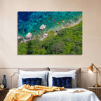Capri Island Coast Wall Art