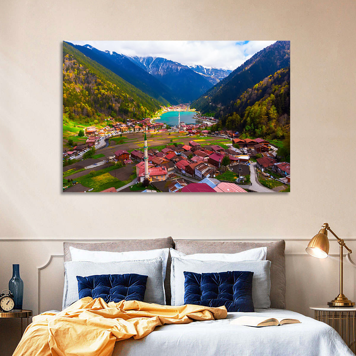 Uzungöl Village Overlook Wall Art