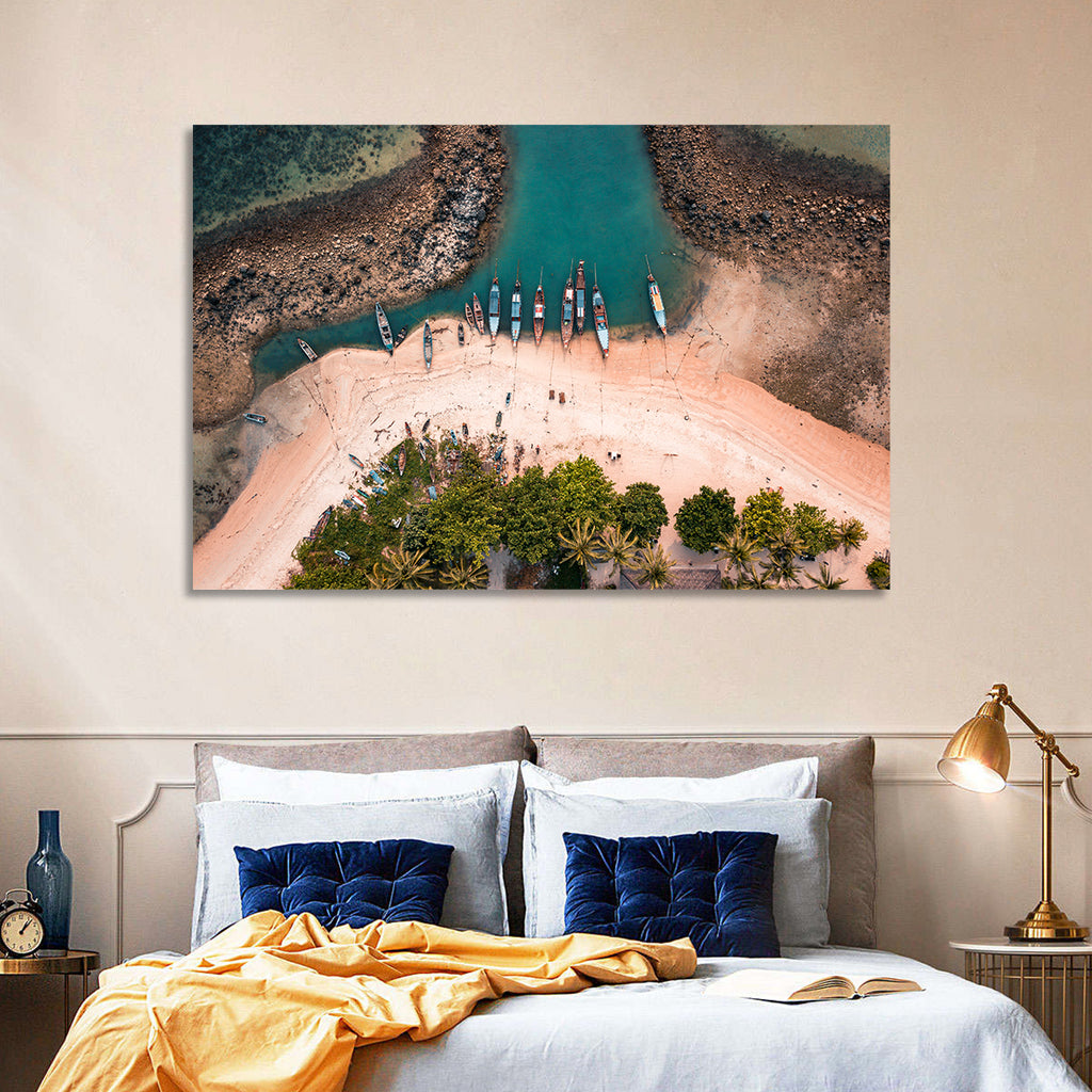 Koh Samui Long-tail Boats Wall Art