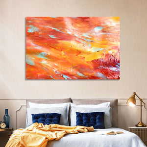 Hand Brushed Abstract Wall Art