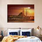 Yeni Cami Golden Hour Wall Art