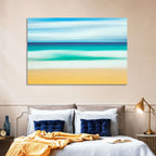 Sand and Surf Abstraction Wall Art