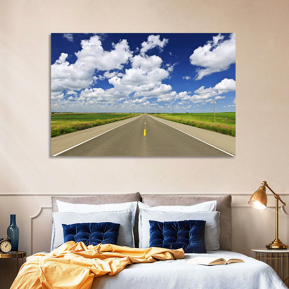 Saskatchewan Prairie Highway Wall Art
