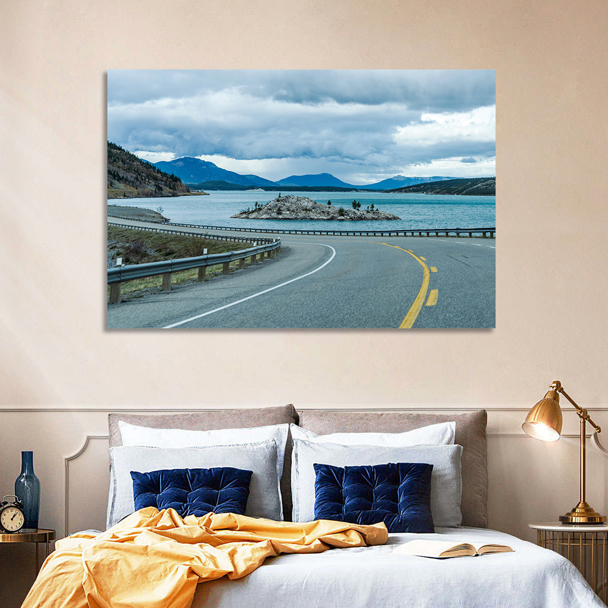 David Thompson Highway 11, Abraham Lake Wall Art in a room, landscape