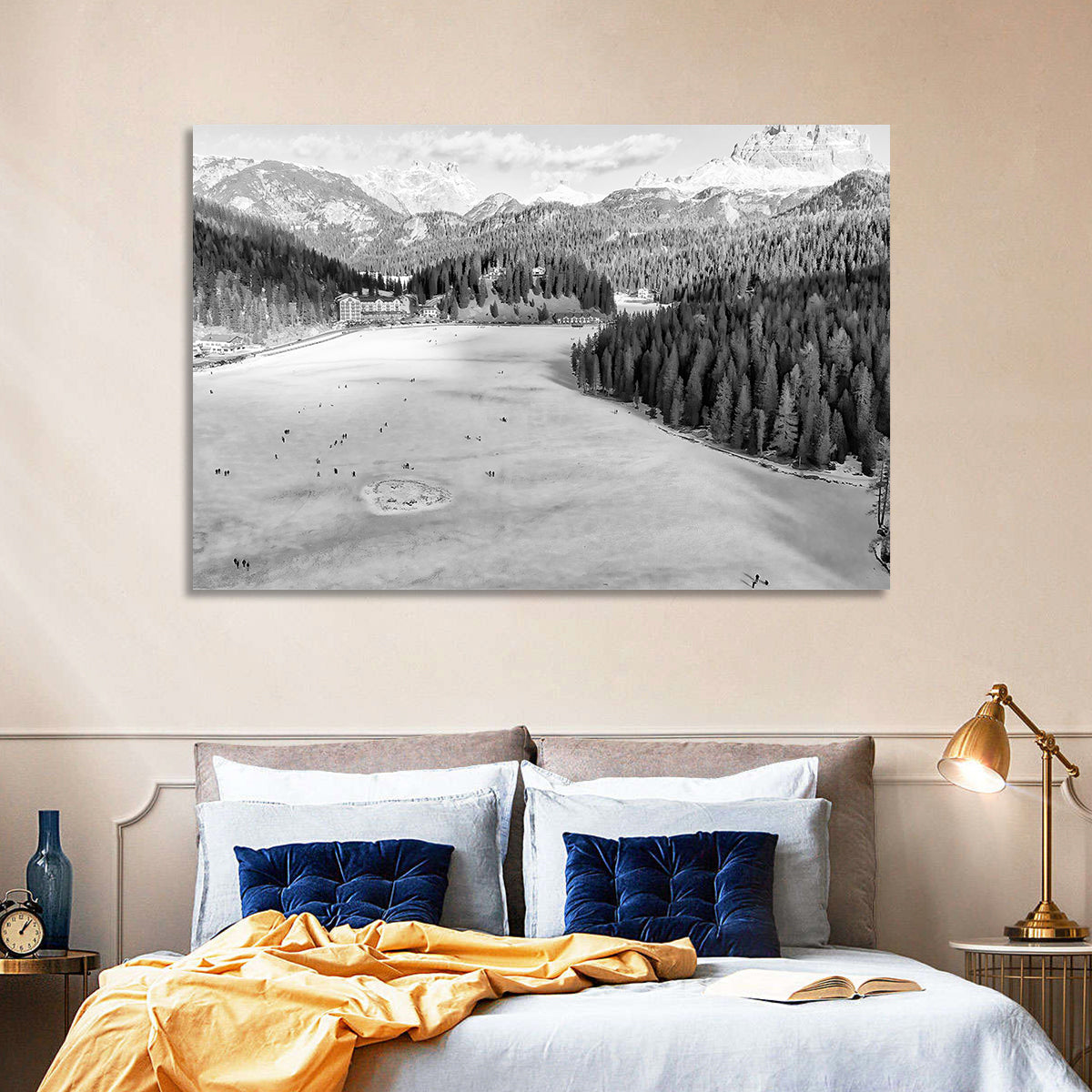 Dolomites at Lago Di Misurina Wall Art