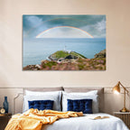 South Stack Lighthouse Coastline Wall Art