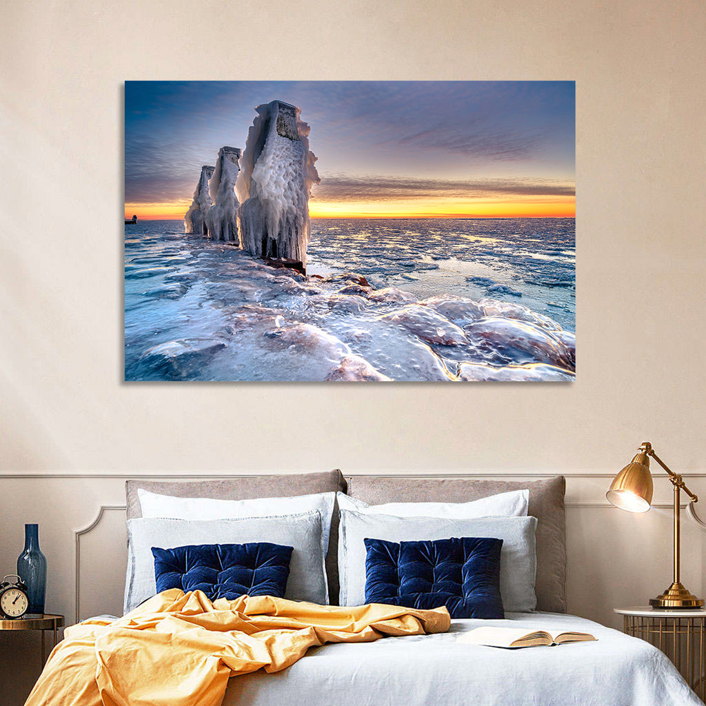 Netherlands Ice Sculpture Wall Art