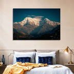 Annapurna South Summit with Wispy Clouds Wall Art