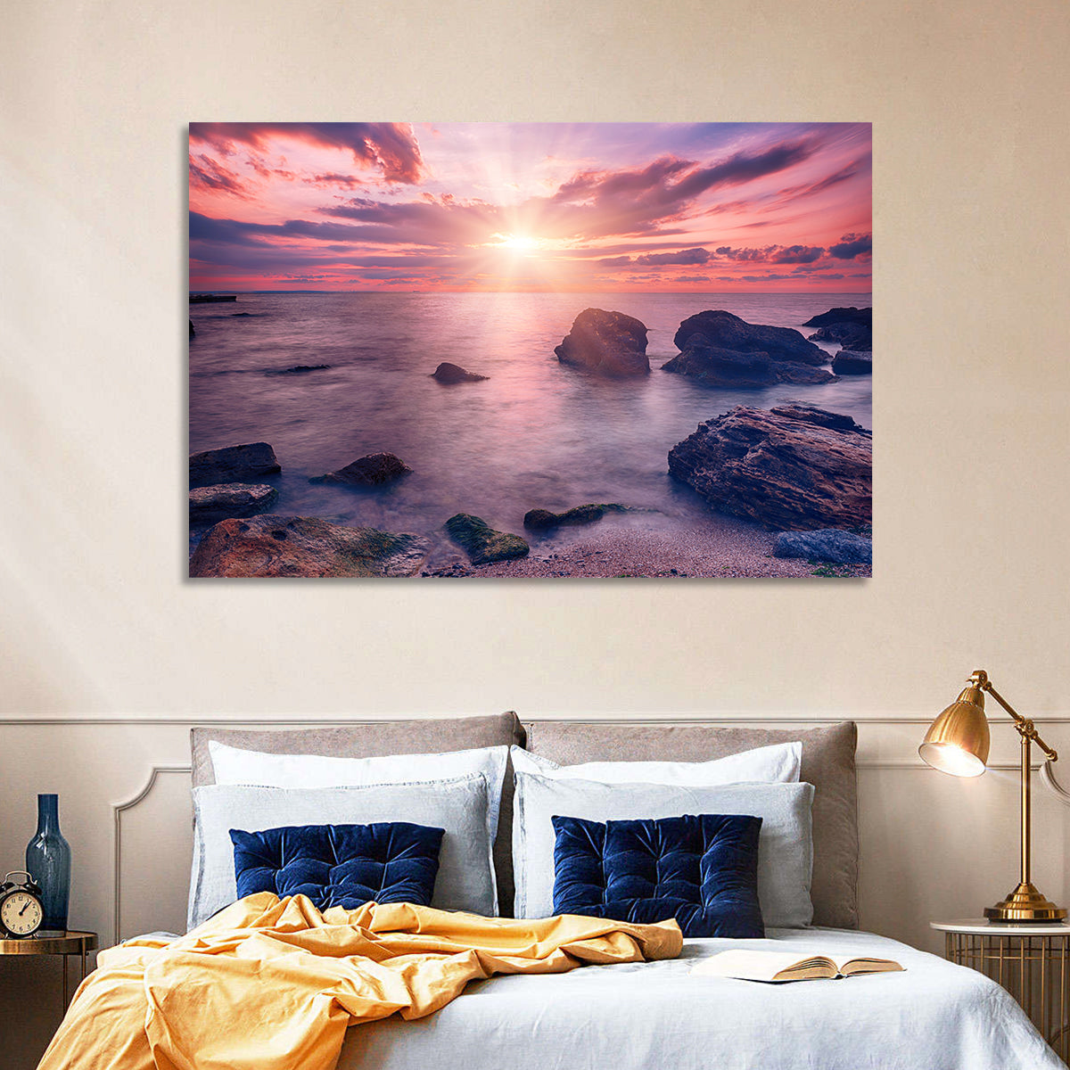 Ethereal Sea Sunrise Wall Art