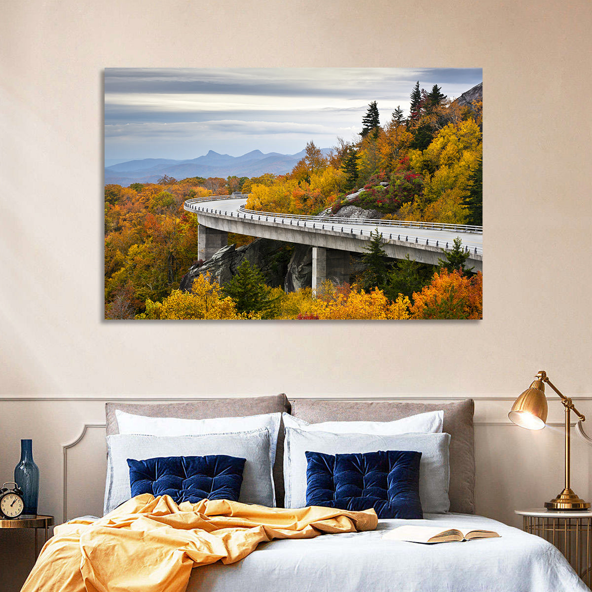 Linn Cove Viaduct at Grandfather Mountain Wall Art