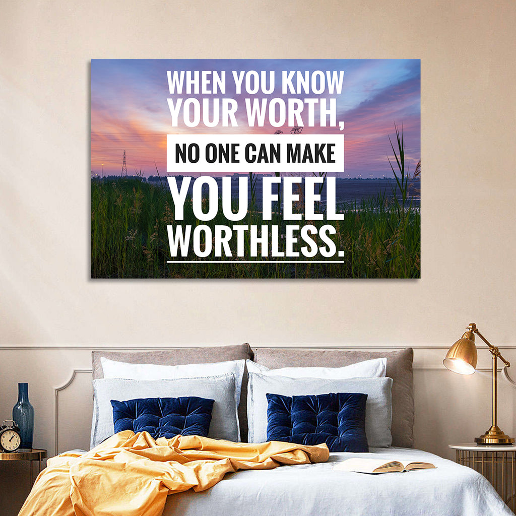 When You Know Your Worth, Golden Hour Wall Art