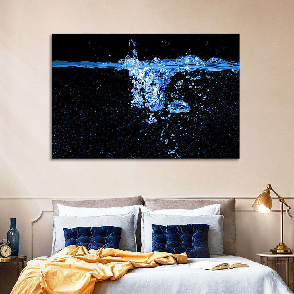 Underwater Bubble Motion Wall Art