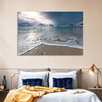 Haukland Beach Winter Light Wall Art