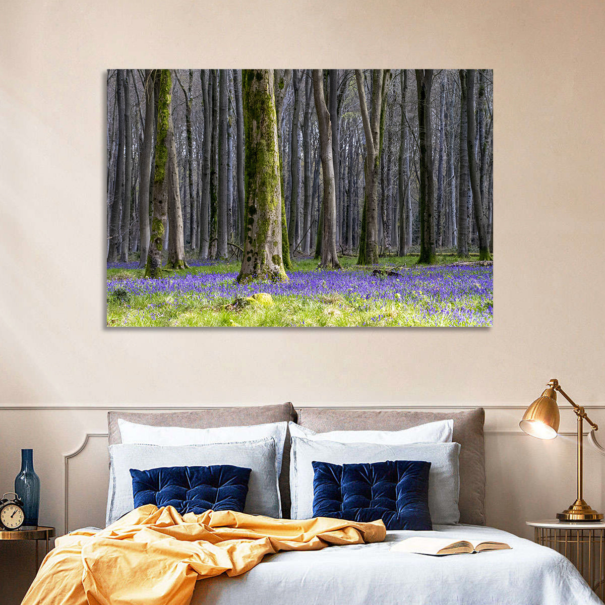 Bluebell Beechwood Grove Wall Art
