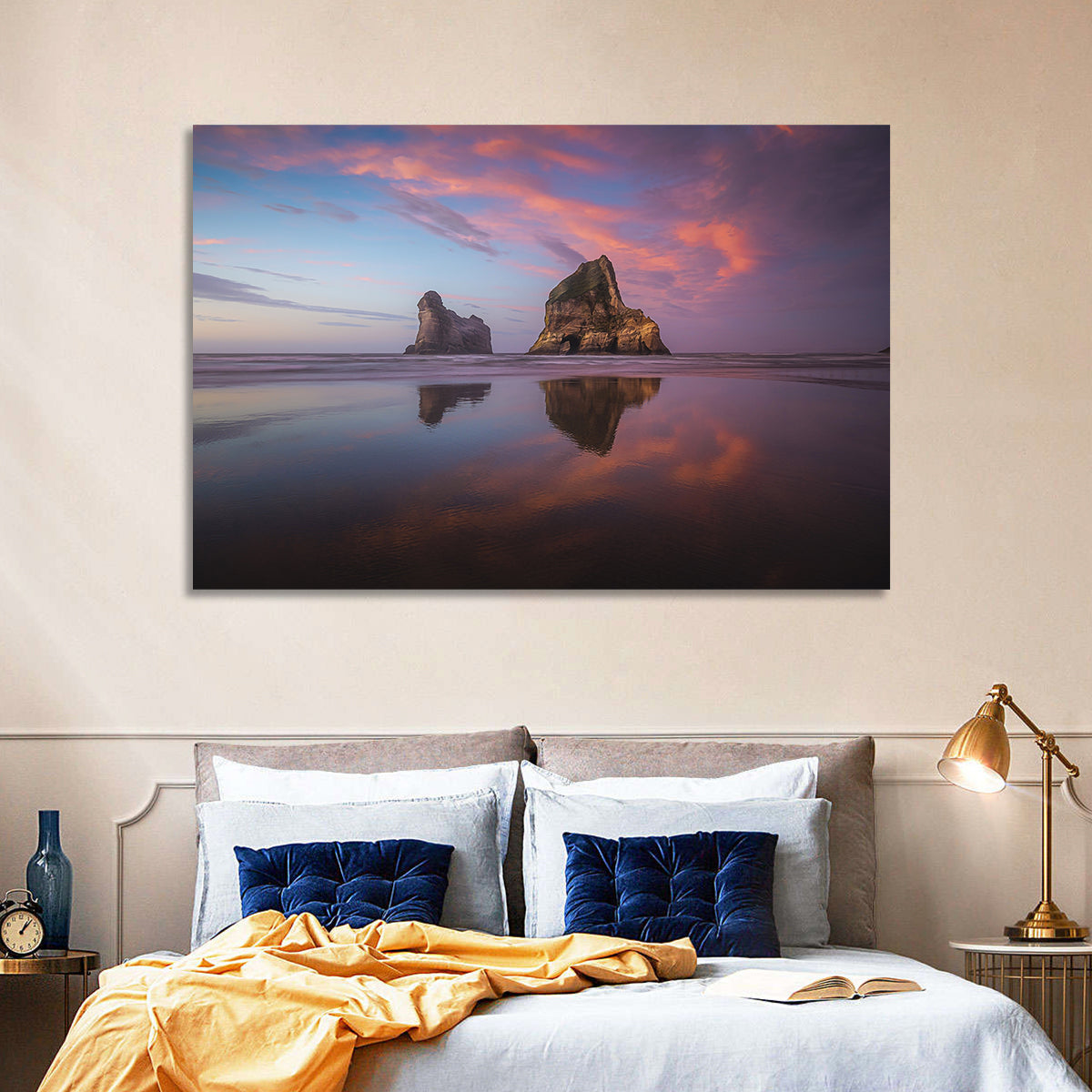 Wharariki Beach Sunrise Wall Art