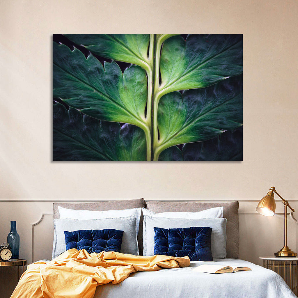 Fern Stem Macro Study Wall Art