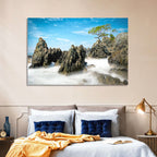 Karang Bebay Misty Shore Wall Art