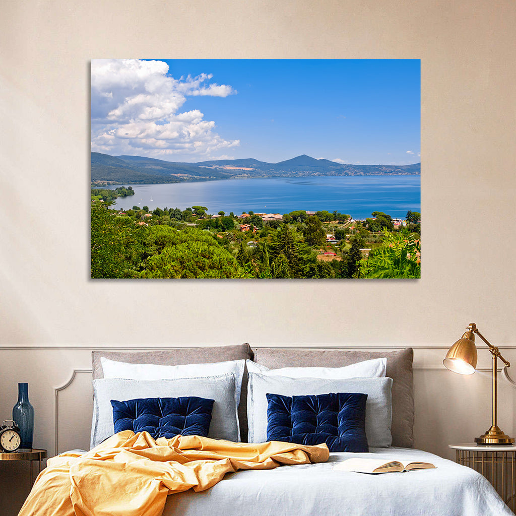 Lake Bracciano View Wall Art