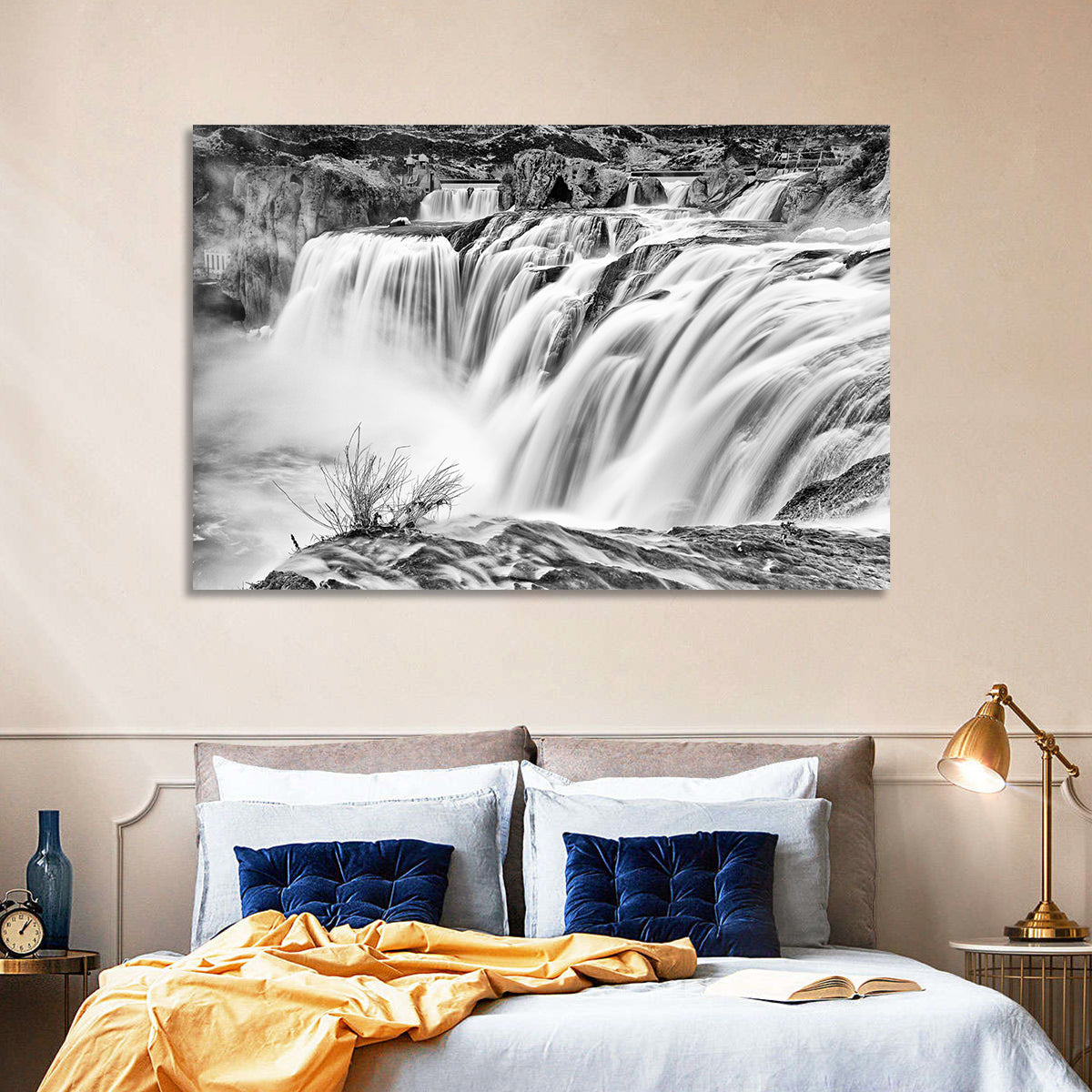 Shoshone Falls, Twin Falls Wall Art in a room, landscape