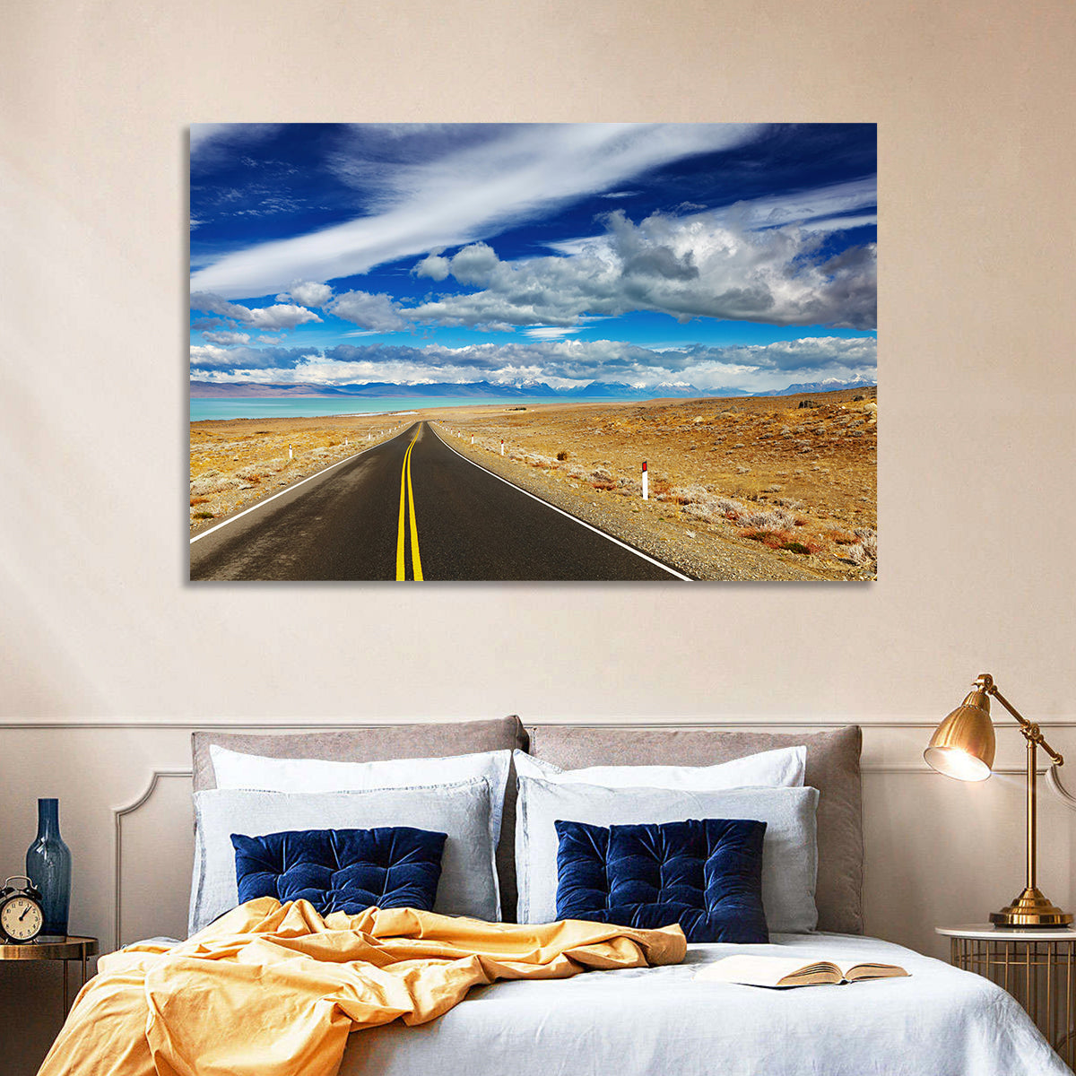 Road to Viedma Lake, Patagonia Wall Art in a room, landscape