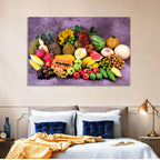 Tropical Fruit Still Life Wall Art