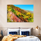 Svaneti Autumn Mountain Landscape Wall Art