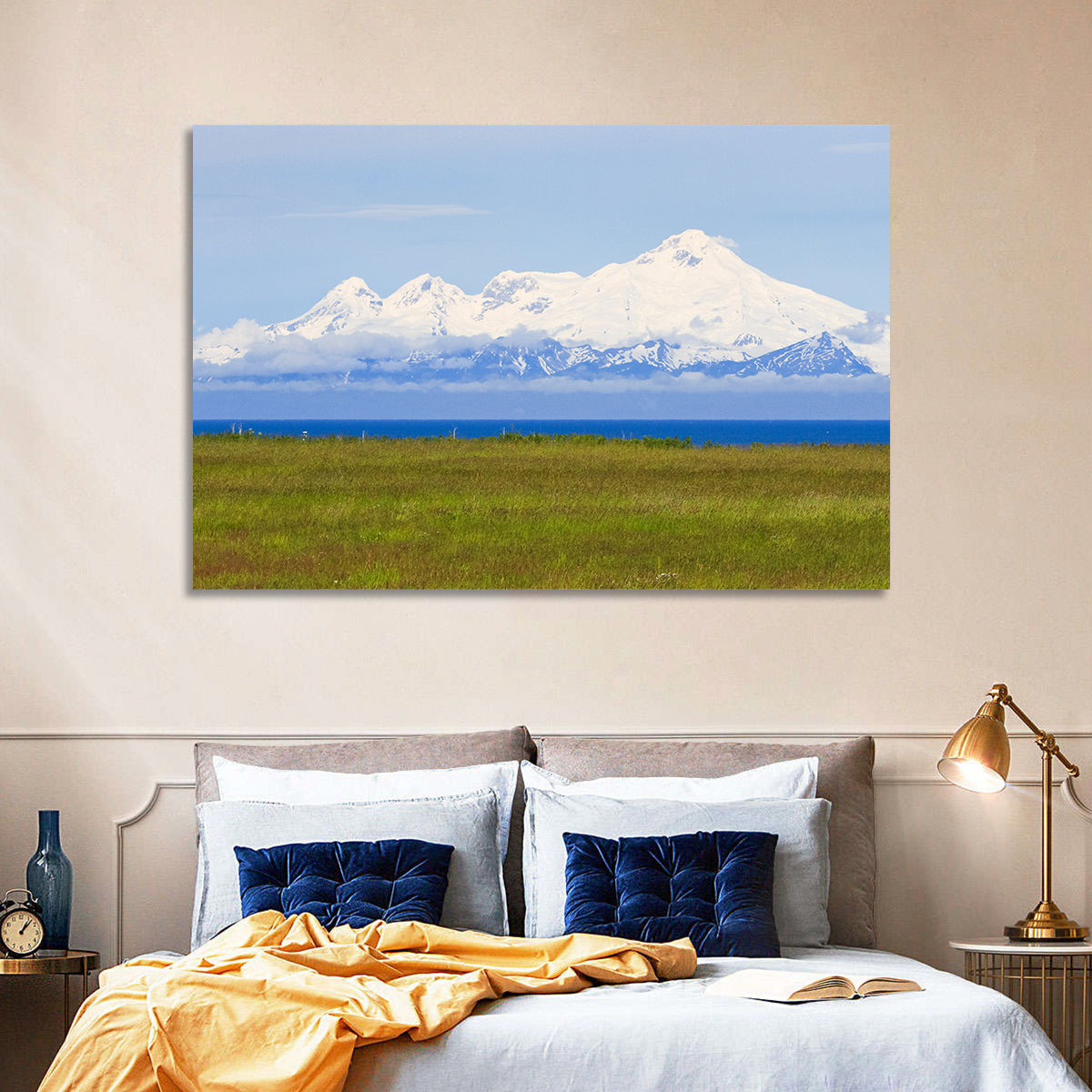 Mount Iliamna Volcano Wall Art