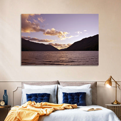 Lake Crescent Sunset Wall Art