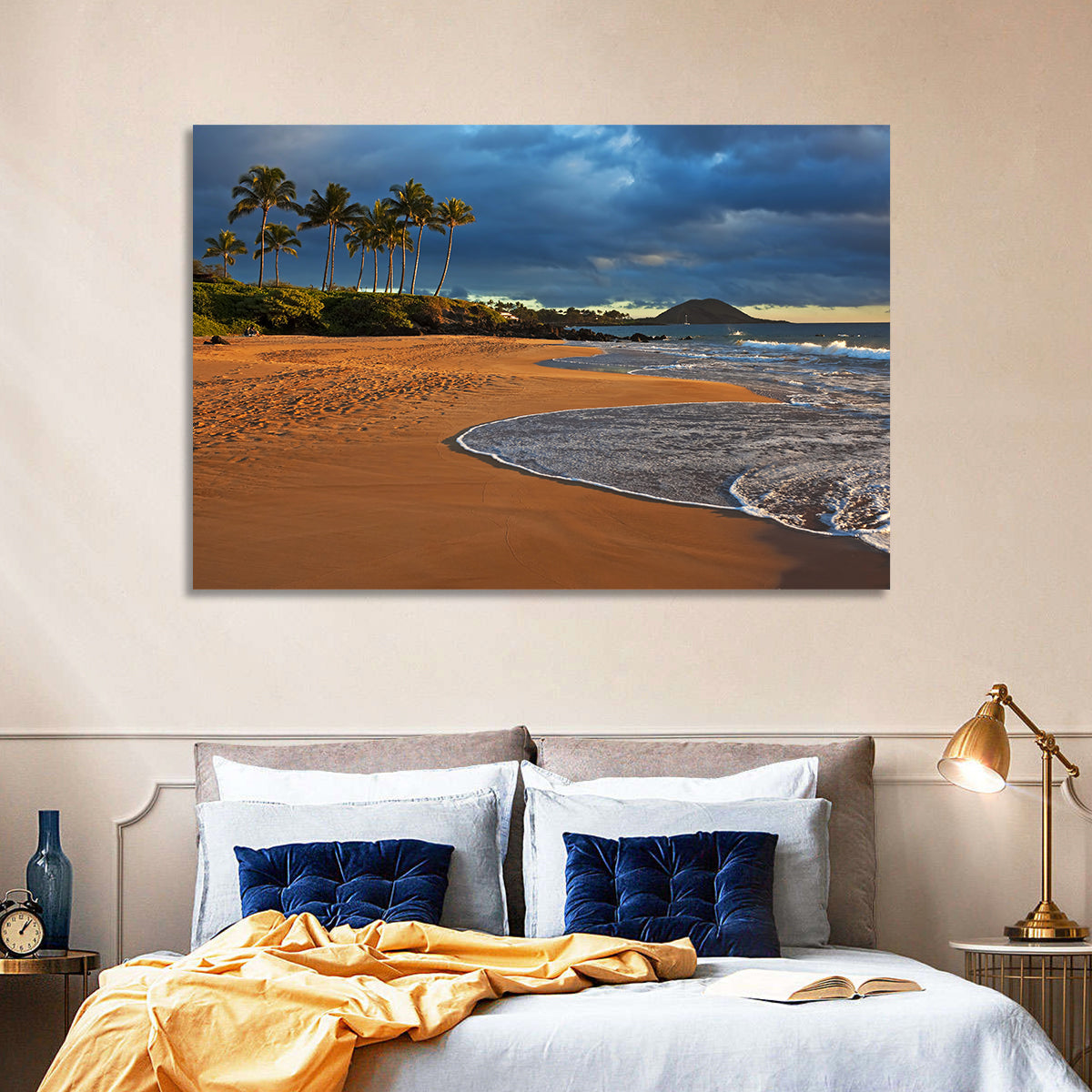 Poolenalena Beach Sunset Wall Art