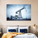 Oil Pump Jack 1211 Wall Art