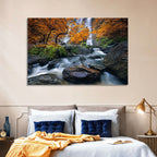 Konglan Autumn Waterfall Wall Art