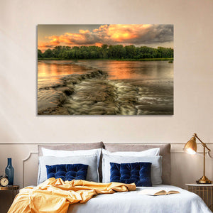 Maumee River Sunset Wall Art