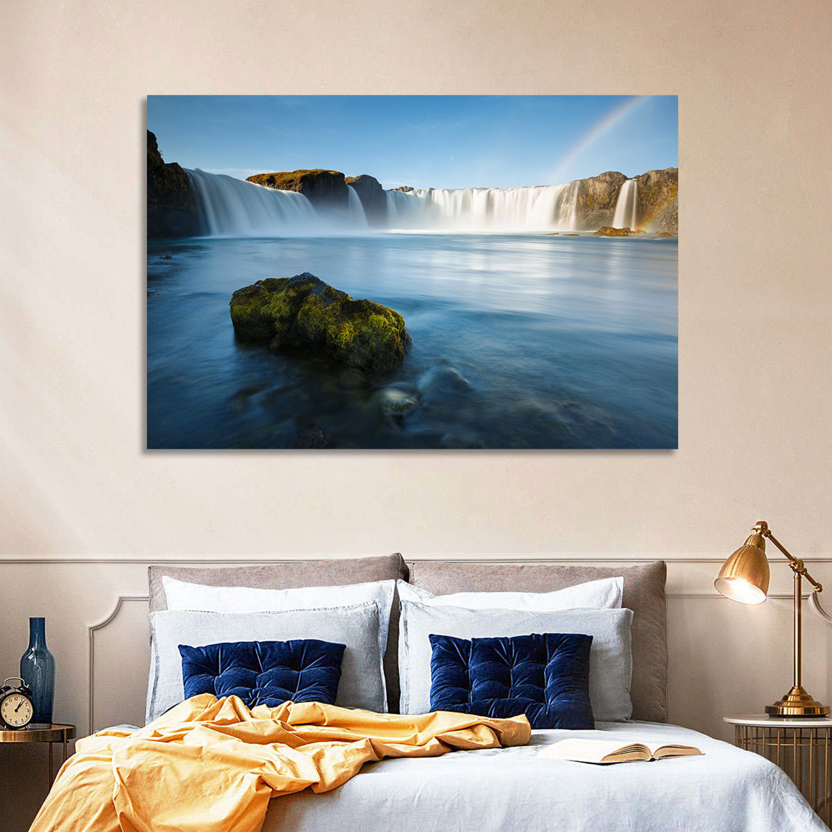 Goðafoss Waterfall, Mývatn Wall Art