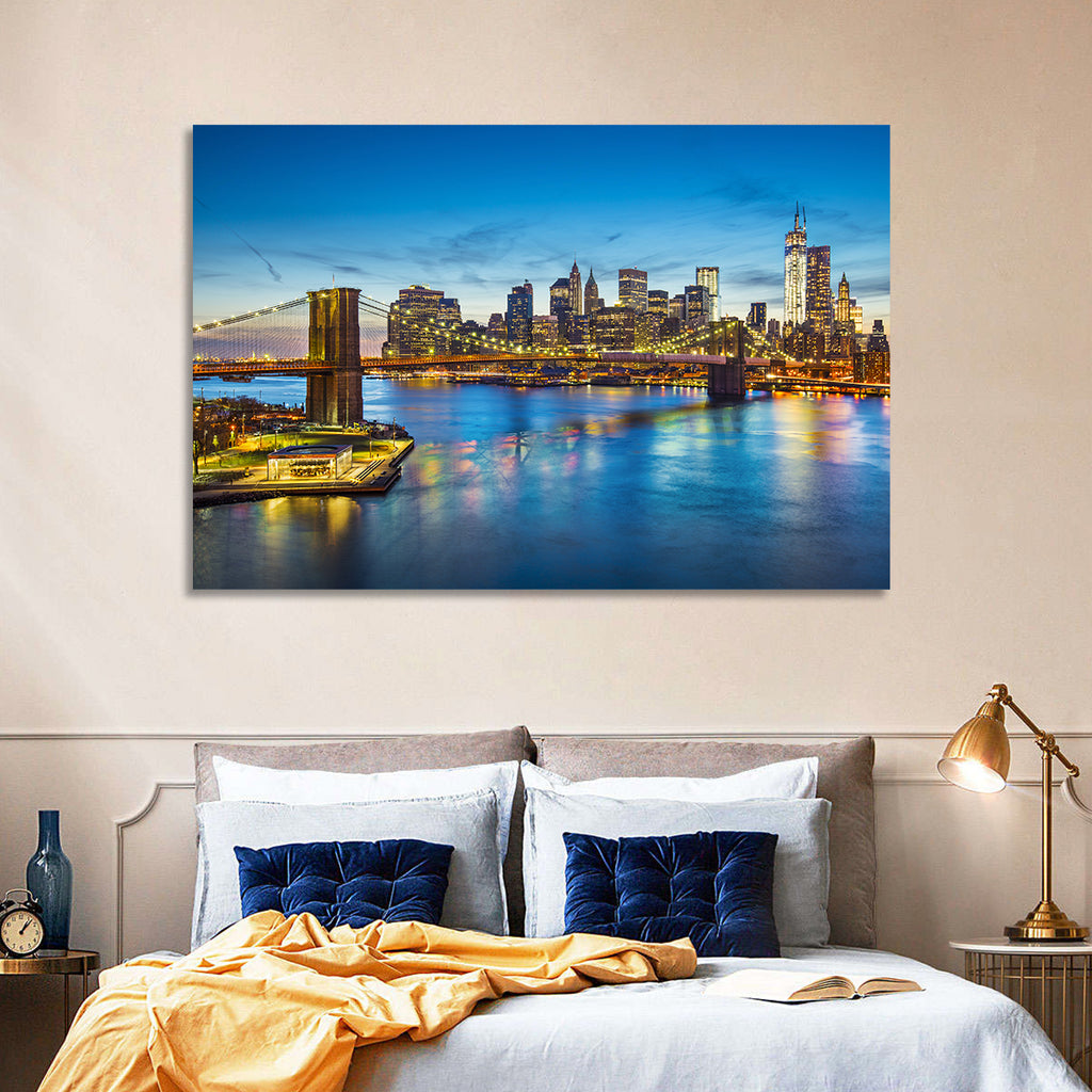 Brooklyn Bridge with Jane's Carousel Wall Art