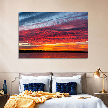 Lake Ijssel Sunset Wall Art