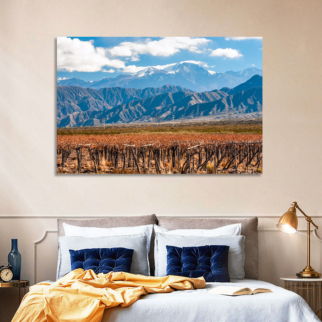 Vineyard Below Aconcagua Wall Art
