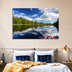 Karelia Kayak Reflection Wall Art