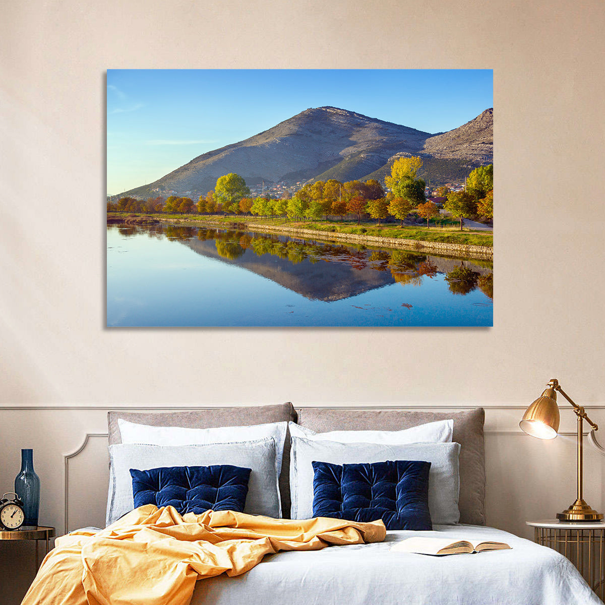 Trebišnjica River Reflection, Trebinje Wall Art