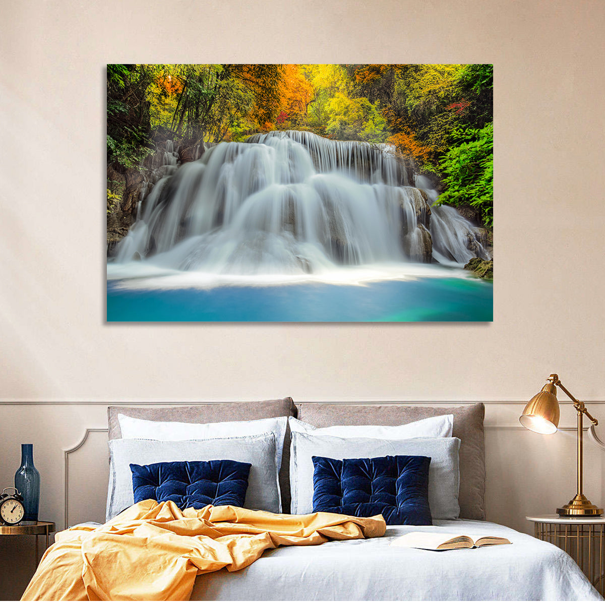 Erawan Falls Cascade Wall Art