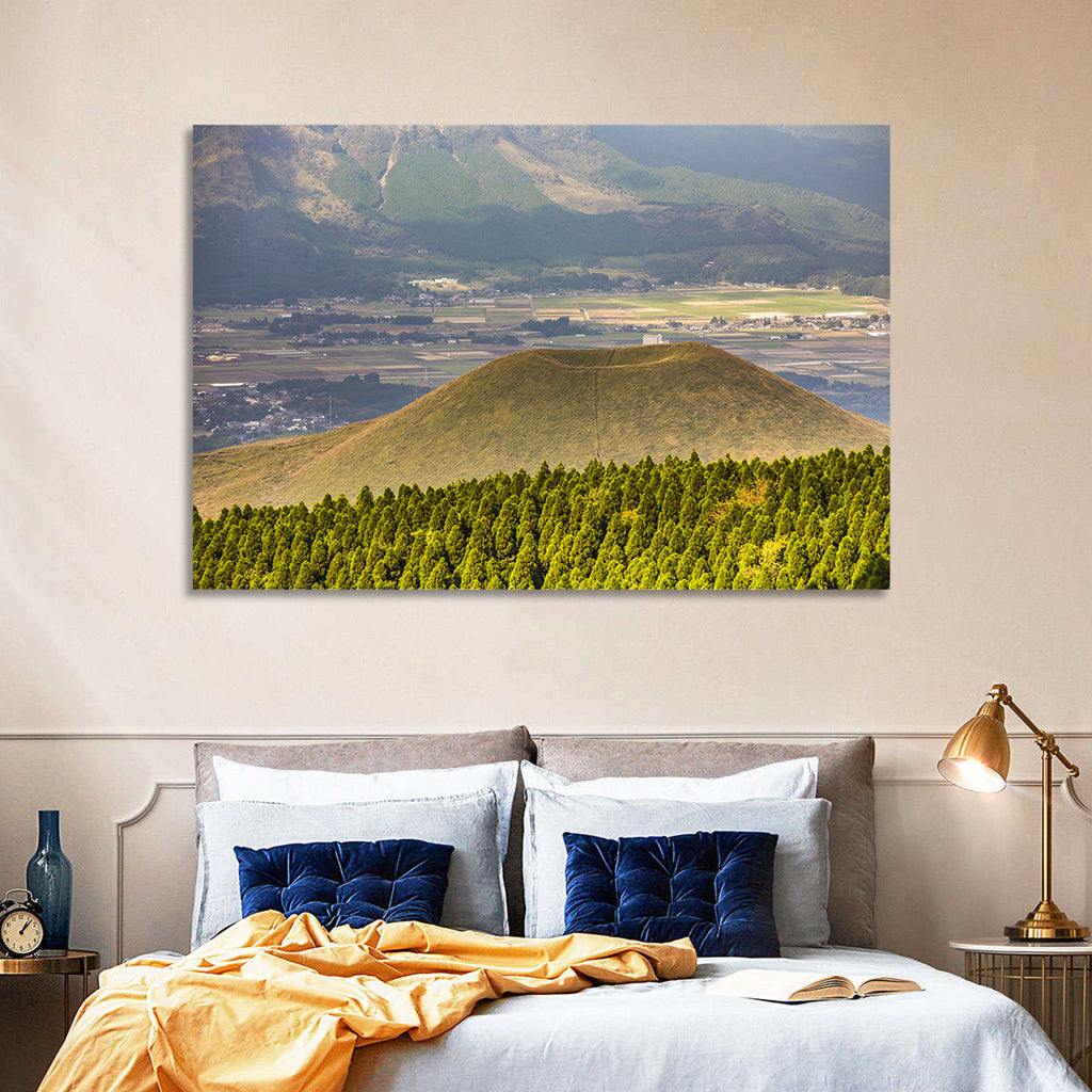 Mount Aso Komezuka Crater Wall Art