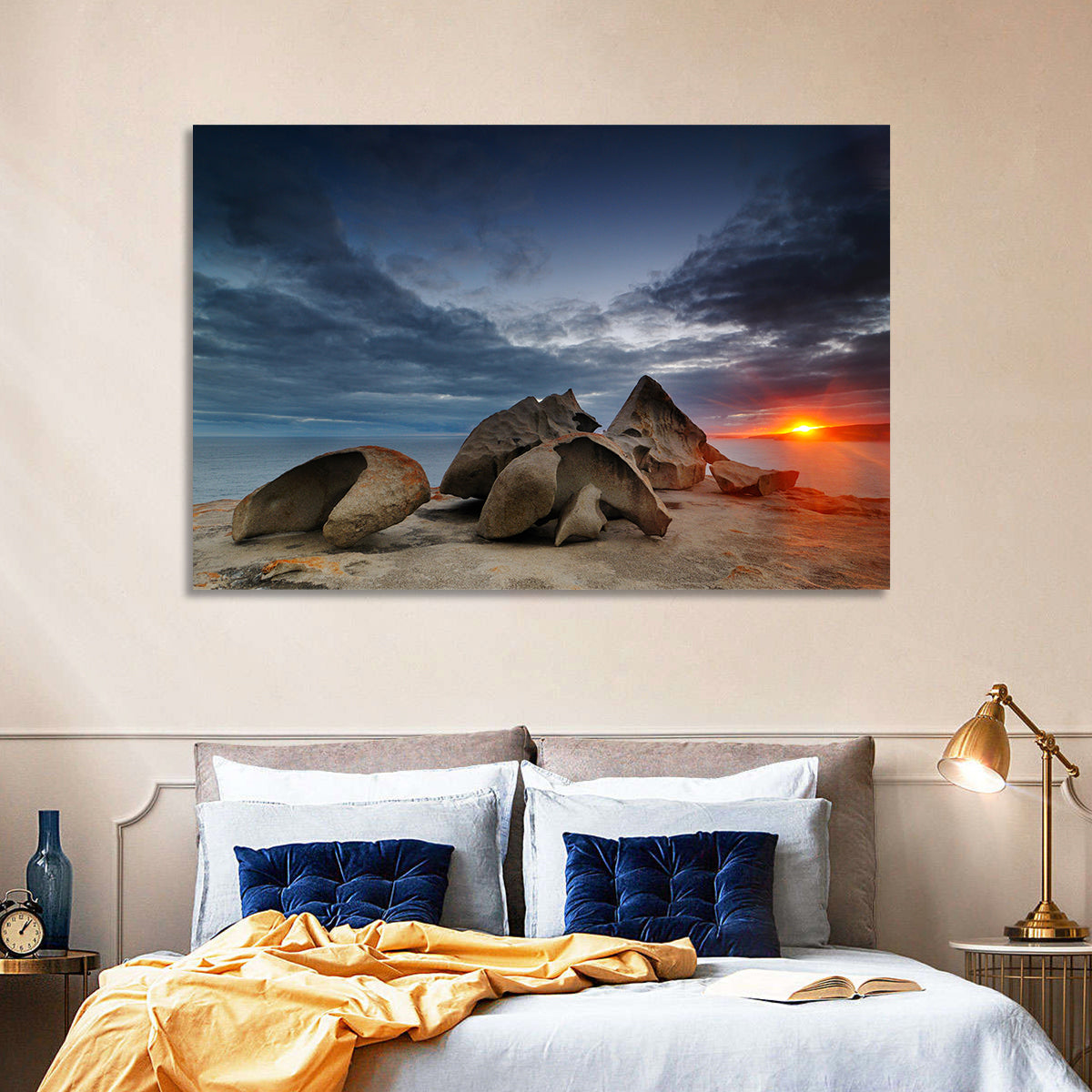 Remarkable Rocks Sunset, Kangaroo Island Wall Art