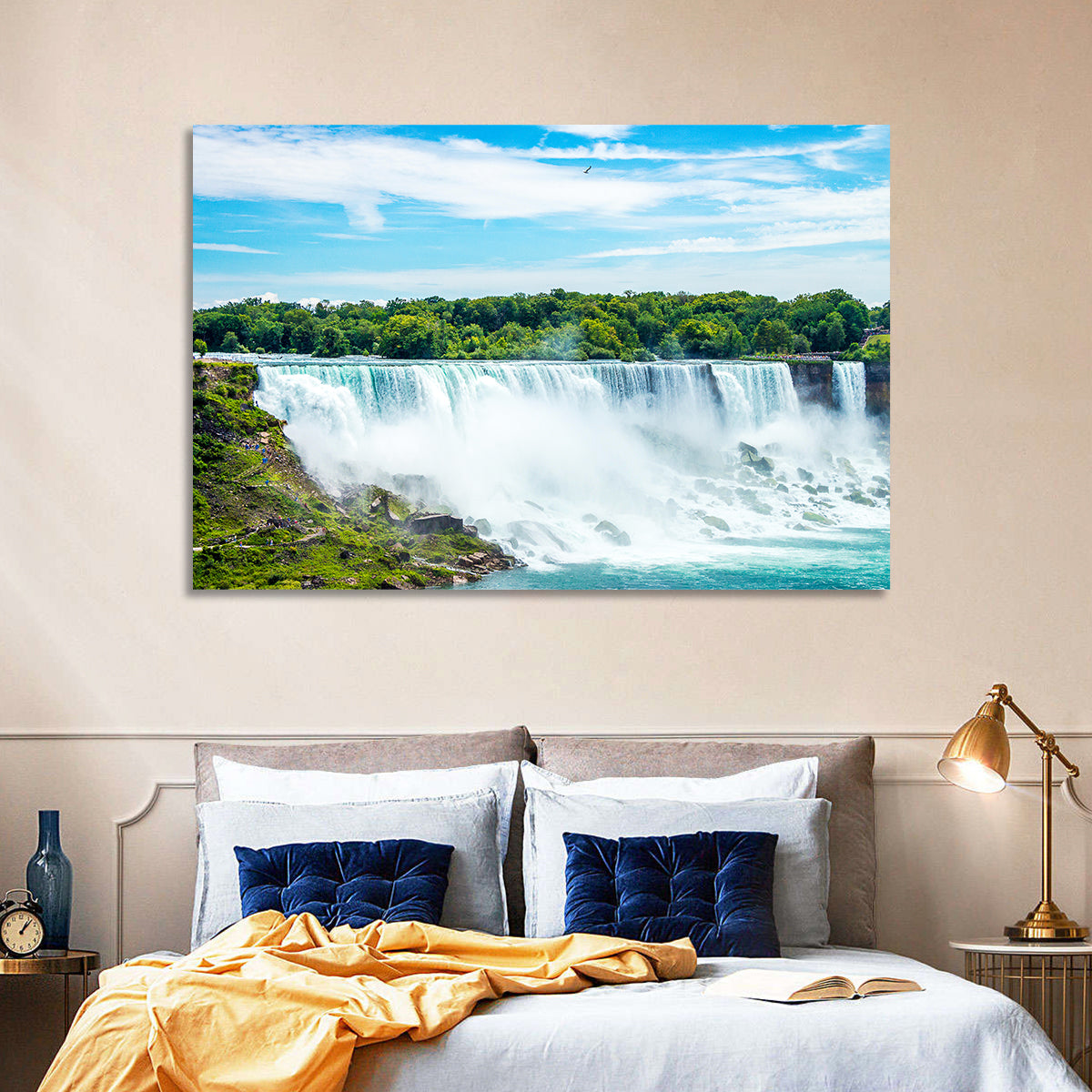 American Falls, Niagara Wall Art in a room, landscape