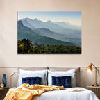 Misty Mountain Ridges Wall Art