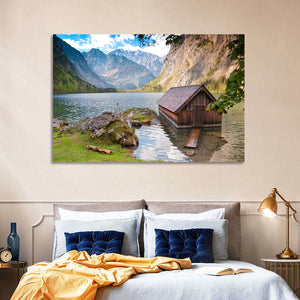 Obersee Lake Hut Wall Art