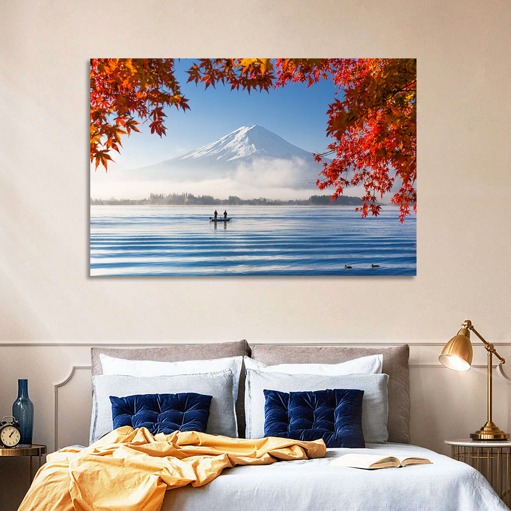 Mount Fuji Over Lake Kawaguchiko Wall Art