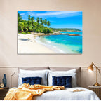 Sri Lanka Tropical Beach Wall Art